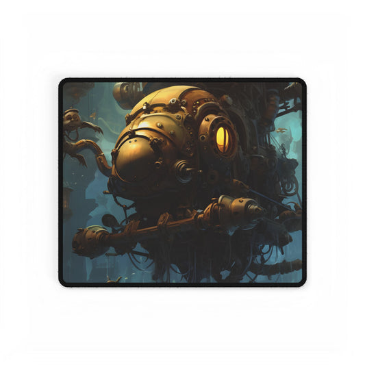 Epic Steampunk Oceanic Adventure: Crew Sets Sail - Desk Mat