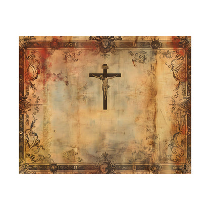 Vintage Biblical Art Print: A Historical Scene - Poster