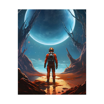 Futuristic Wilderness Explorer - Poster