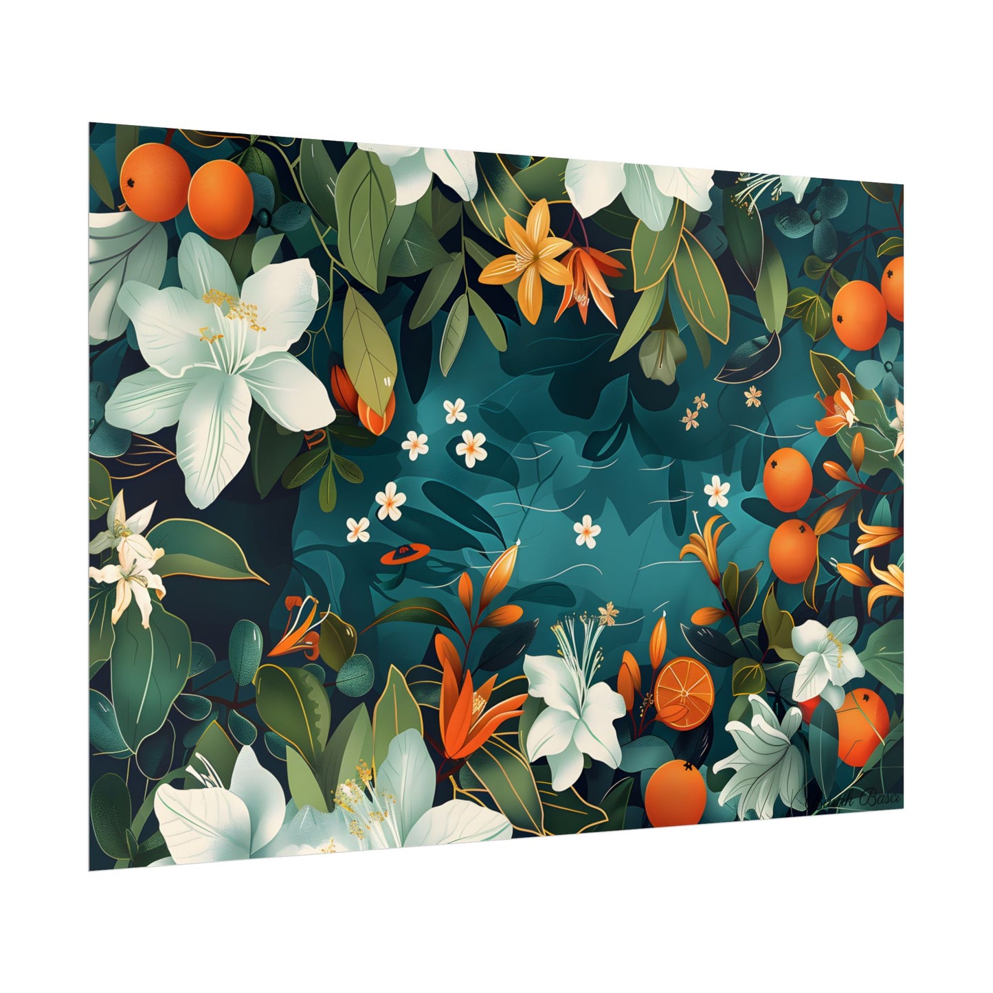 Vibrant Florida Map: Exploring Sunshine State Geography - Poster