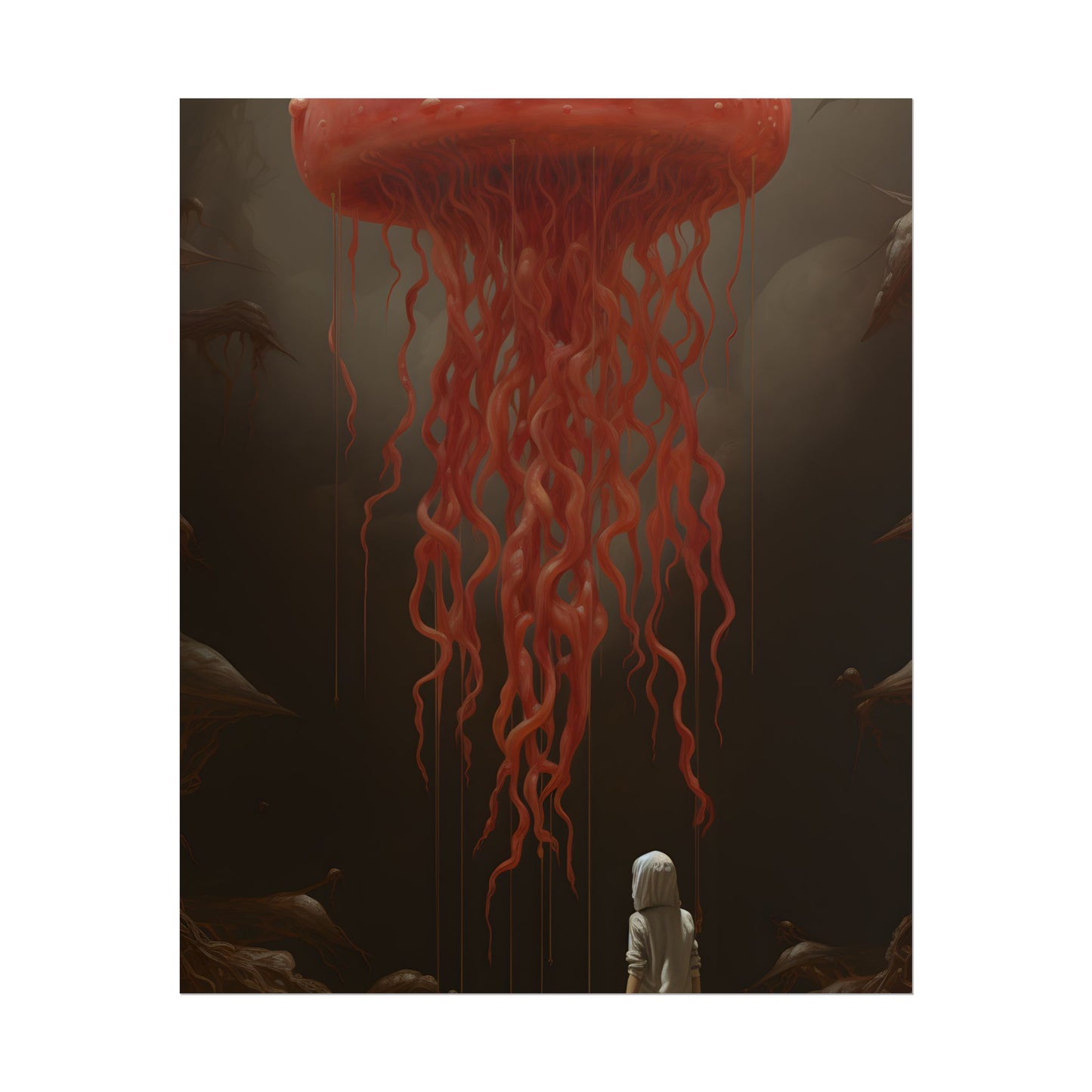 Serious Book Cover Art: Illustrative Masterpiece - Poster