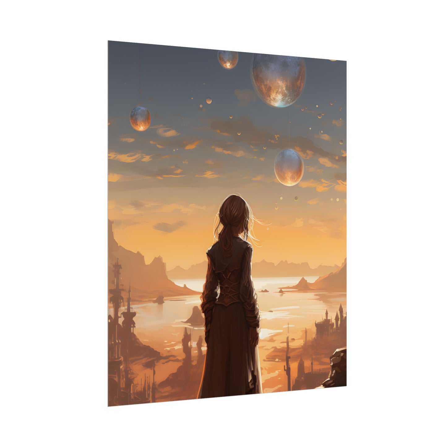 Casual Selfie: Reflection Artwork - Poster