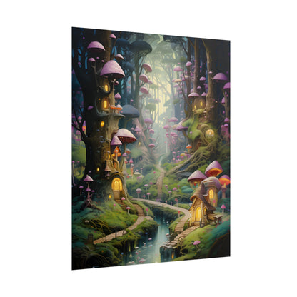 Enchanted Forest Adventure: Vibrant Artwork of Six Brothers - Poster