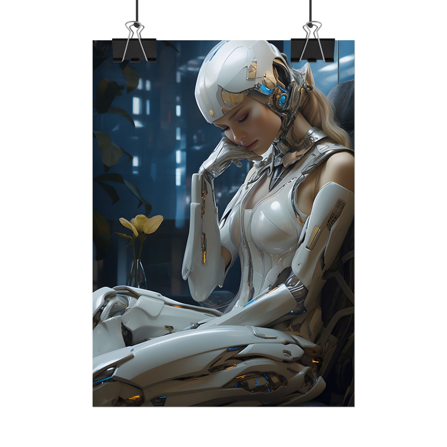 Modern Art Heist: Robot Team in Museum - Poster
