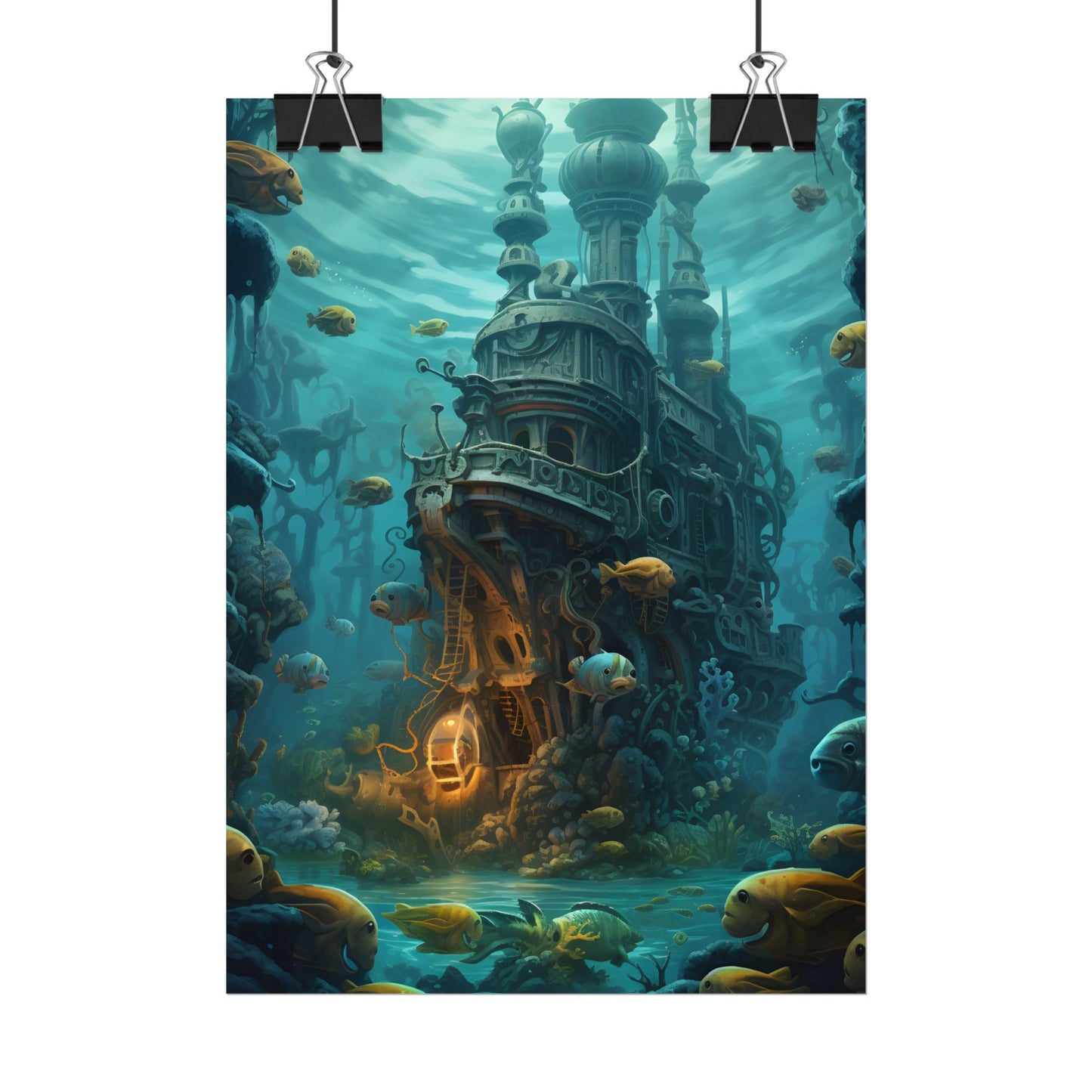 Steampunk Underwater Adventure: Captain Nemos Quest - Poster