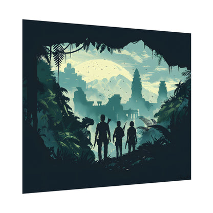 Adventurous Pair: Heroes by Side - Poster