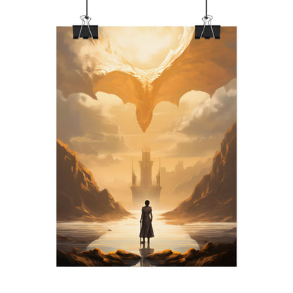 Green Handheld: Close-Up Artwork with Glossy Details - Poster