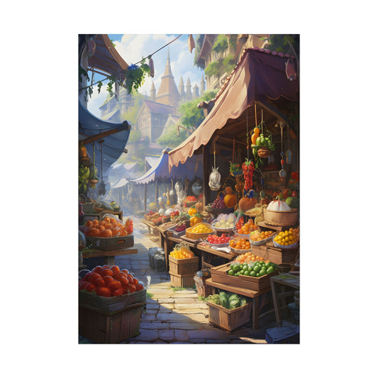 Magical Street Food Market: A World of Wonder - Poster