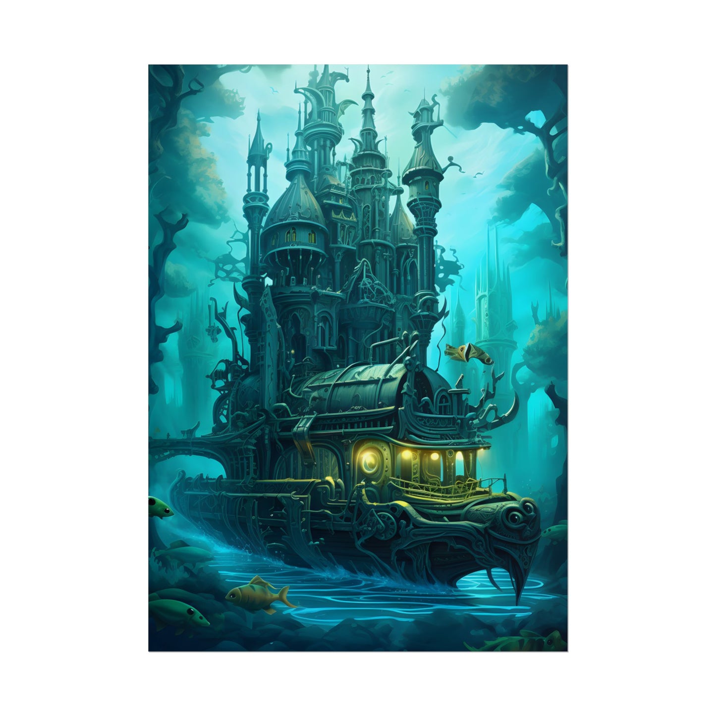 Tidal Quest: Steampunk Depths - Poster