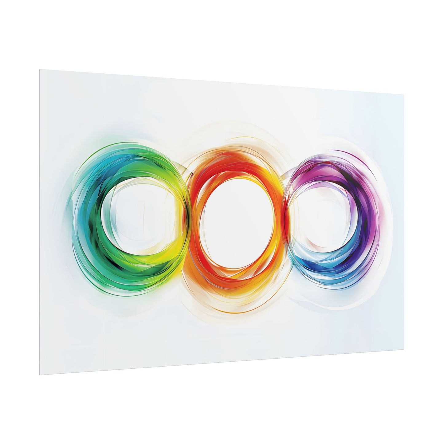Colorful Swirls: Graphic Art Design - Poster