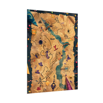 Whimsical Cartoon Portrait: Gentle Illustration of a Hero's Nose - Poster