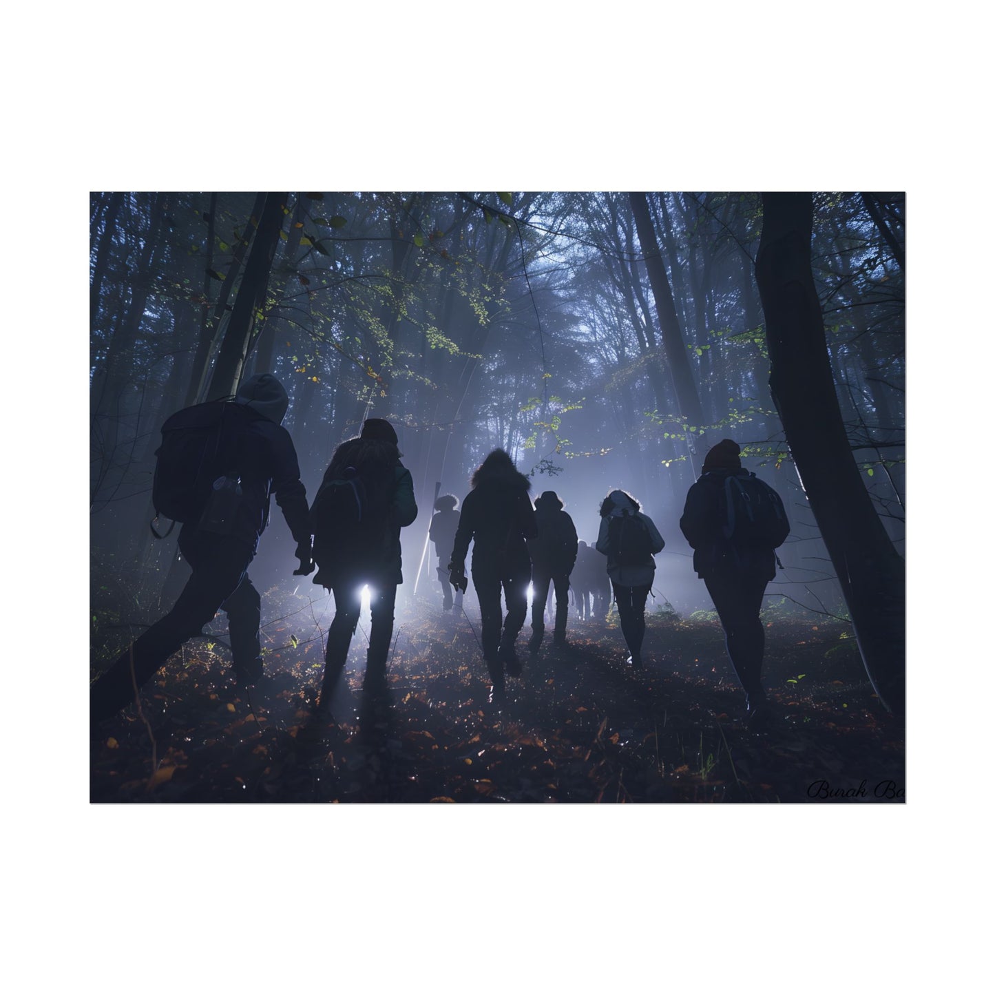 Mysterious Forest Adventure: Exploring with Courage - Poster