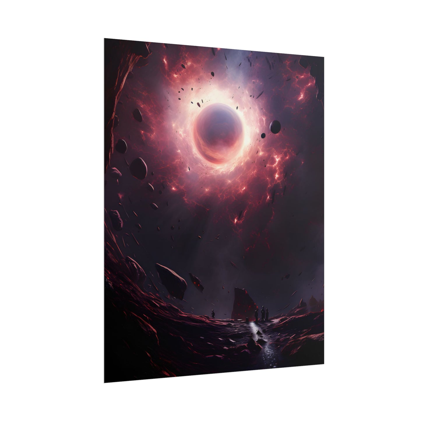Cosmic Black Hole: Massive Planet in Stellar Orbit - Poster