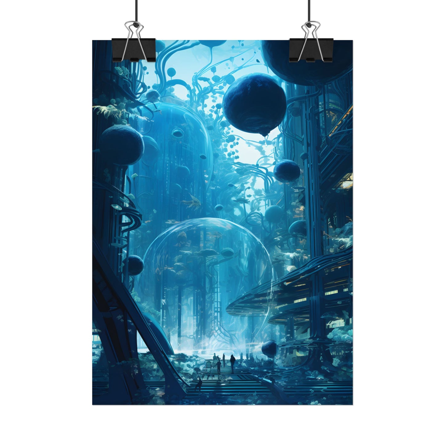 Underwater City of the Future: Sustainable Living in Harmony with Nature - Poster