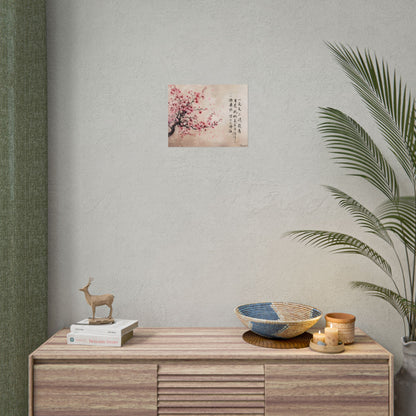 Elegant Cherry Blossom: Japanese Art Photography - Poster