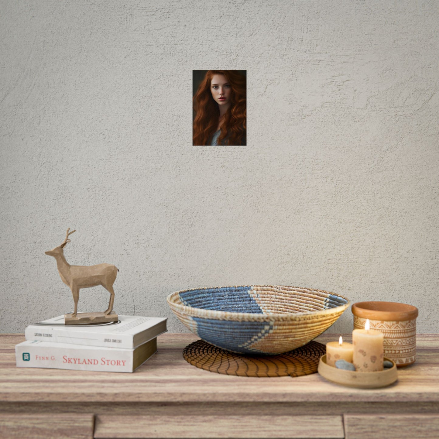 Redheaded Woman: Natural Beauty - Poster
