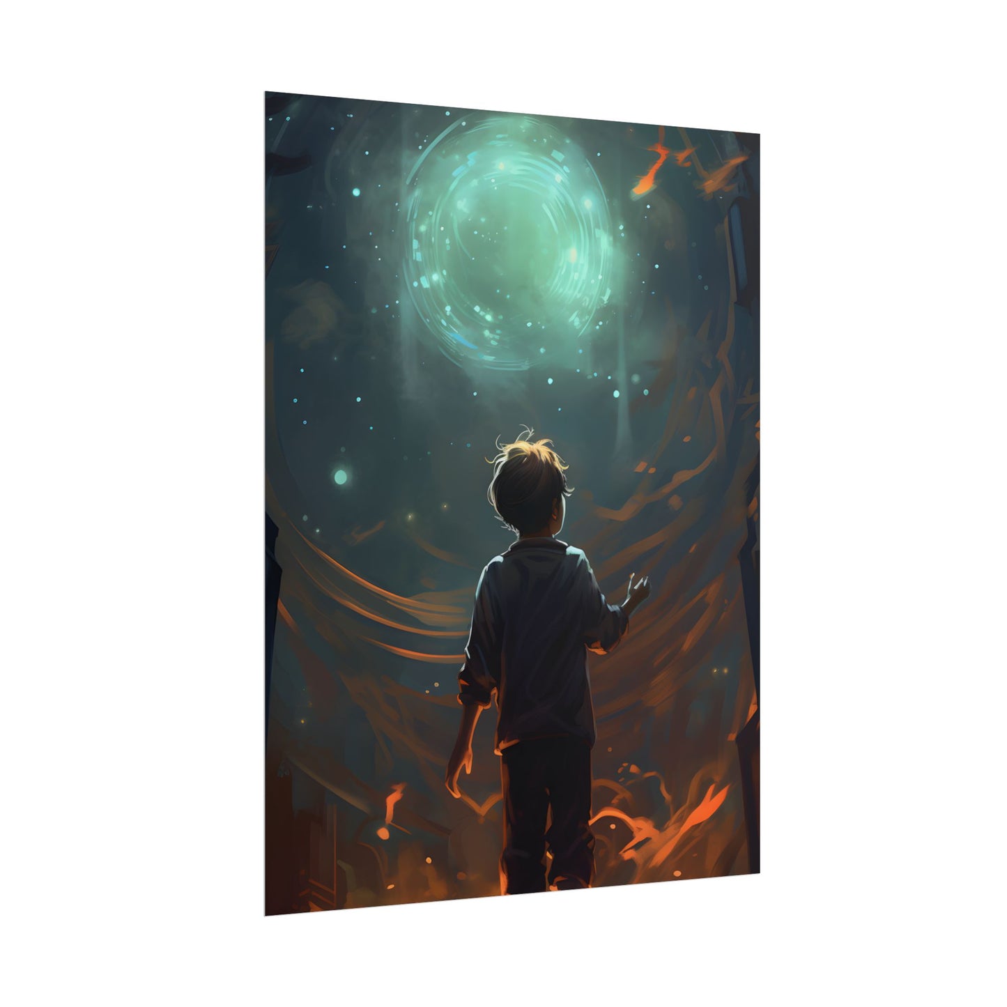 Mobile Life: A Moment in Time - Digital Art - Poster
