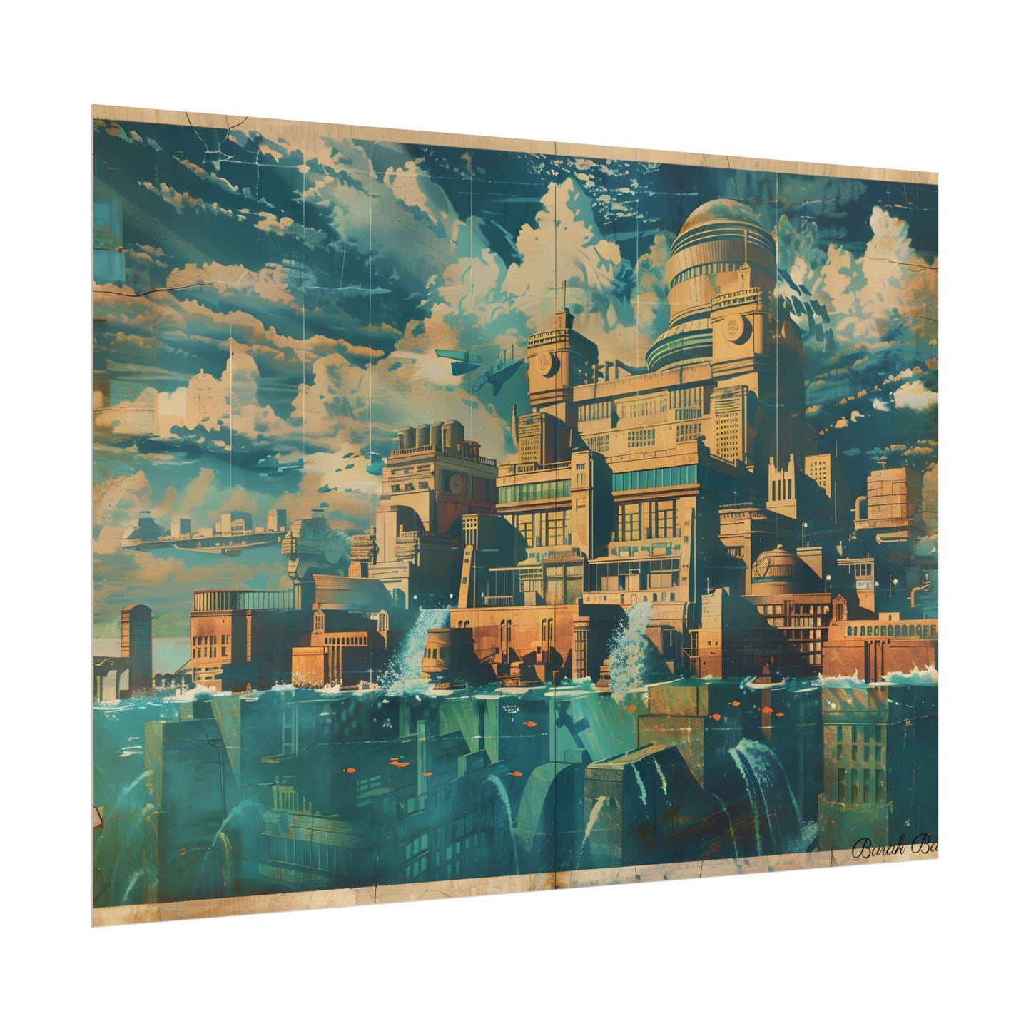 Vintage Travel Poster: Explore The Underwater Destination - Poster