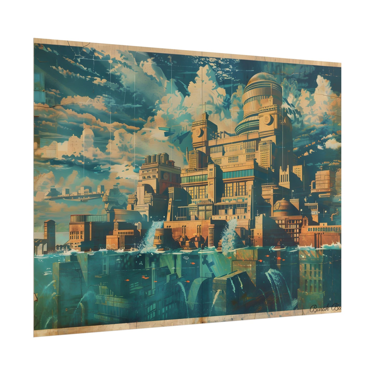 Vintage Travel Poster: Explore The Underwater Destination - Poster