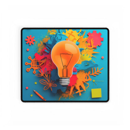 Vibrant Growth Mindset: Inspiring Artwork for Motivation - Desk Mat