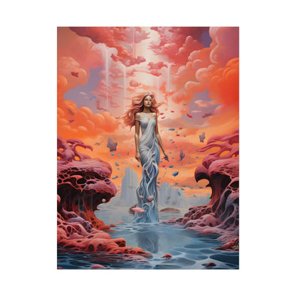 Immersive Dreamscape: A Surreal Journey through Psychedelic Art - Poster