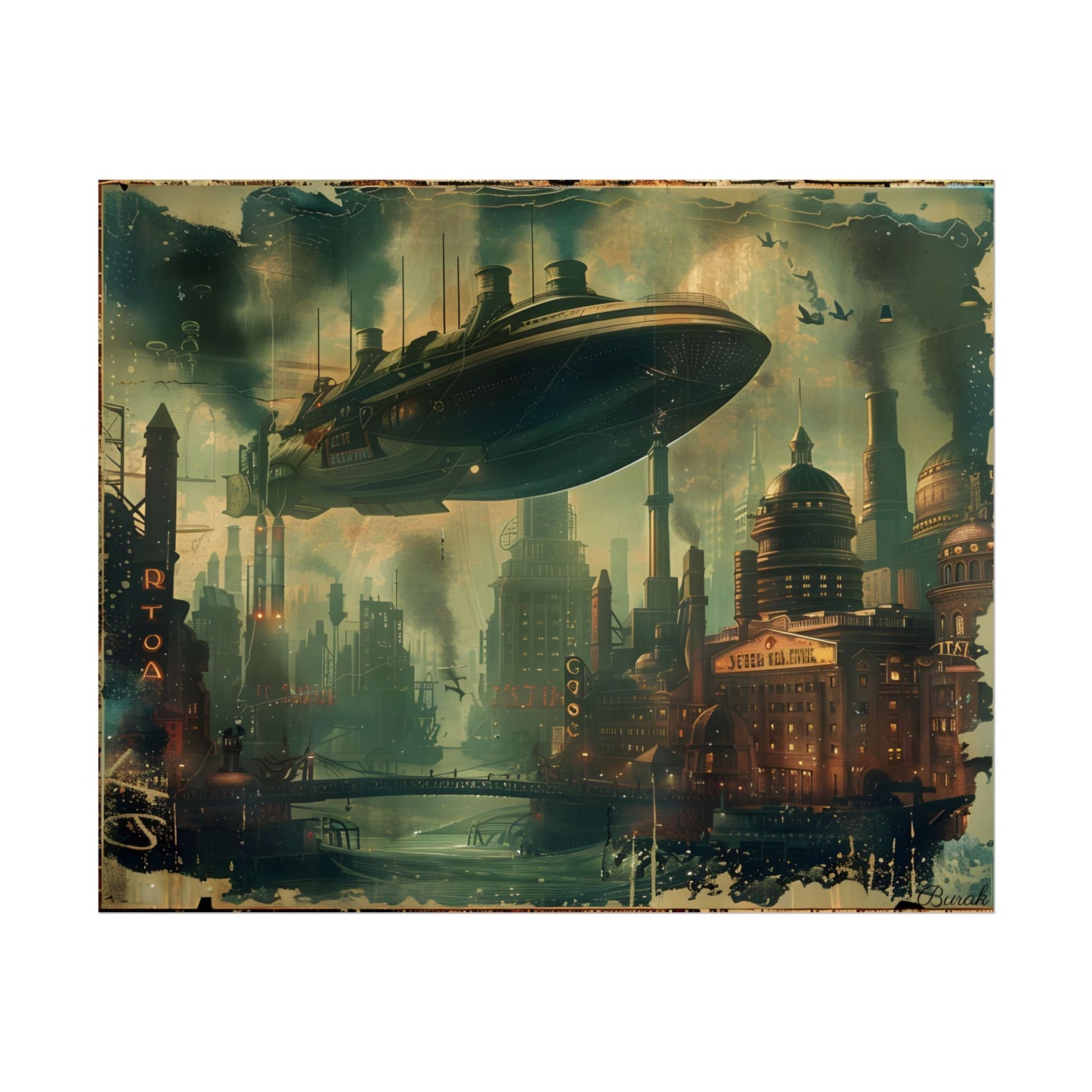 Vintage Underwater Travel Poster: Retro Ocean Adventure - Poster