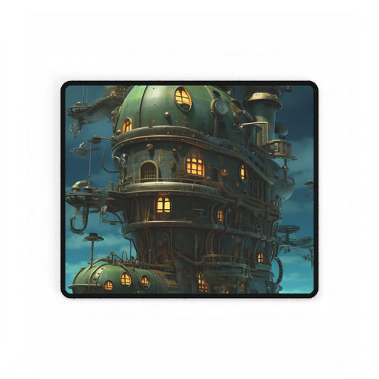 Steampunk Oceanic Odyssey: Setting Sail into Uncharted Horizons - Desk Mat