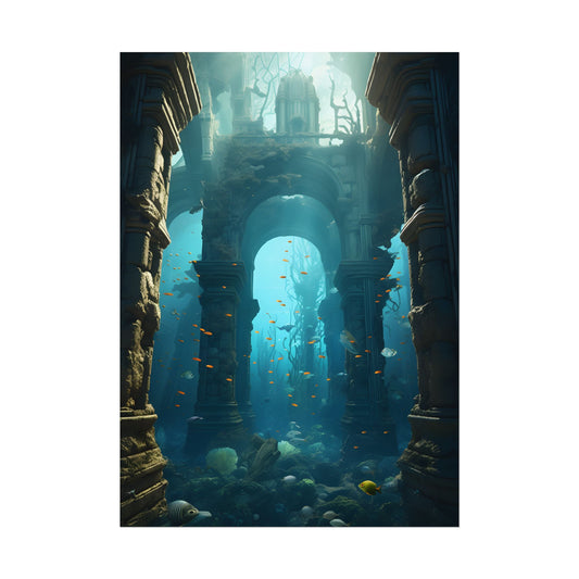 Lost Underwater Ancient City: A Forgotten Civilization - Poster