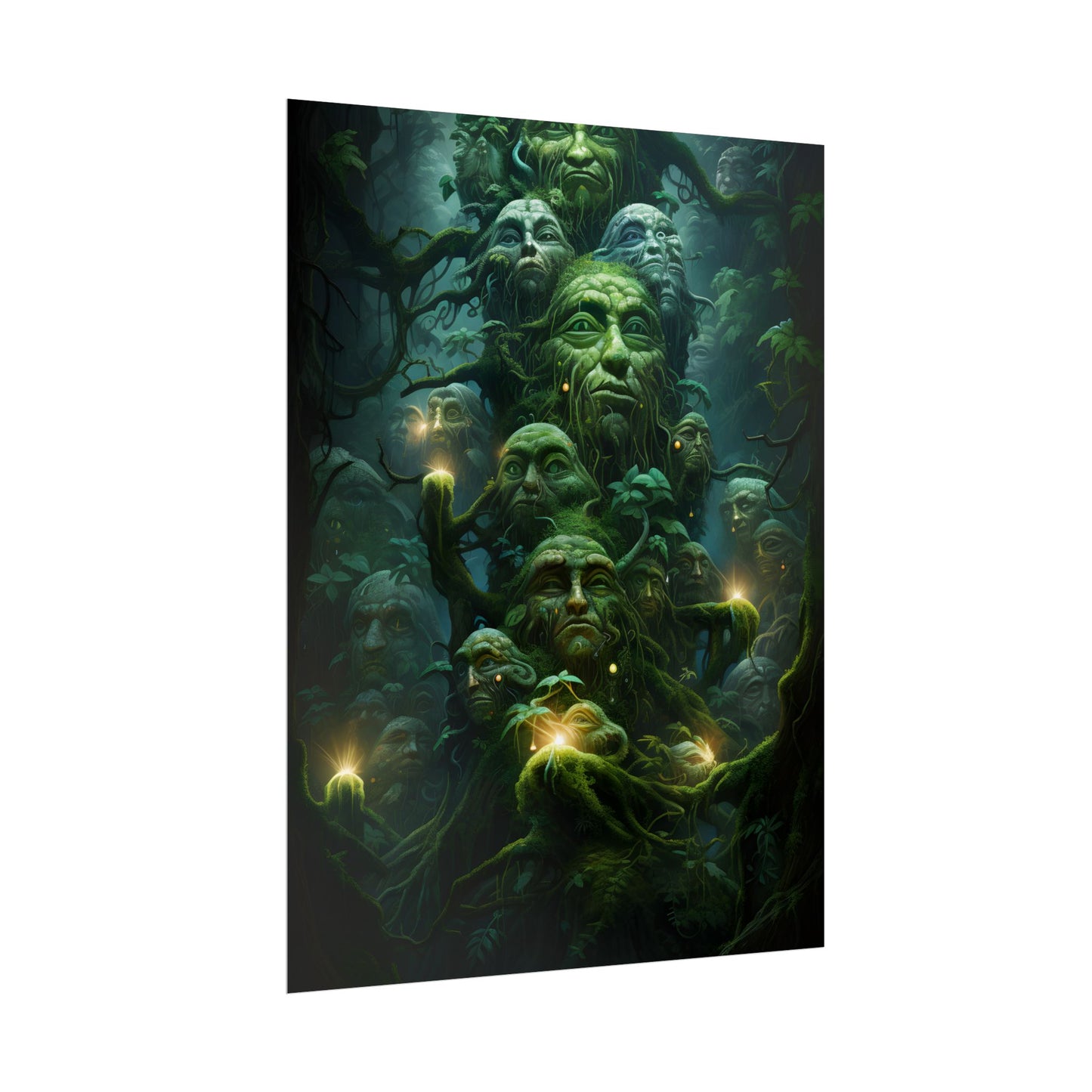 Mystical Ancient Forest Guardians: Natural Artwork - Poster