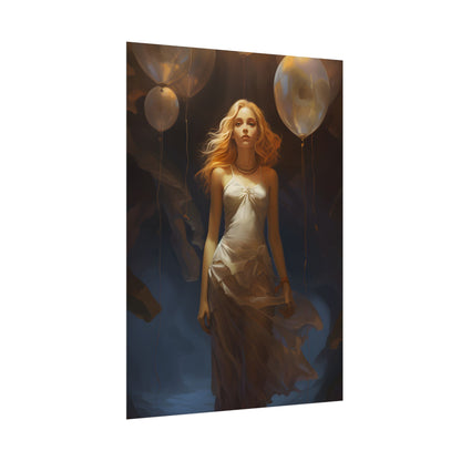 Candid Moment: Person in Nature, Lost in Thought - Poster