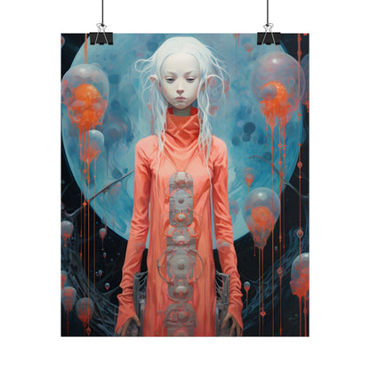 Celestial Dreams: Vibrant Stars and Planets Art - Poster