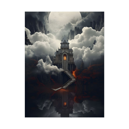 Handheld Message: Personal Artwork in a Small Oval Frame - Poster