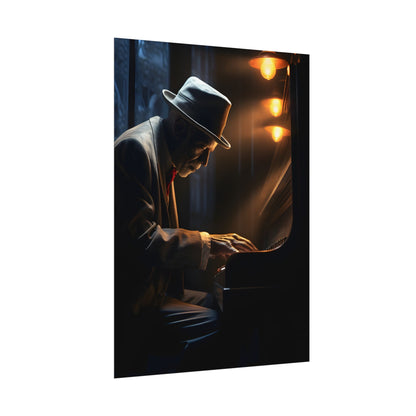 Intricate Piano Moment: Reflections of a Musician - Poster