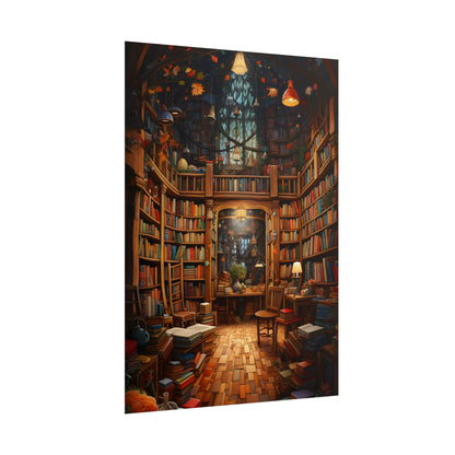 Charming Magical Bookshop: Cozy Book Lover's Paradise - Poster