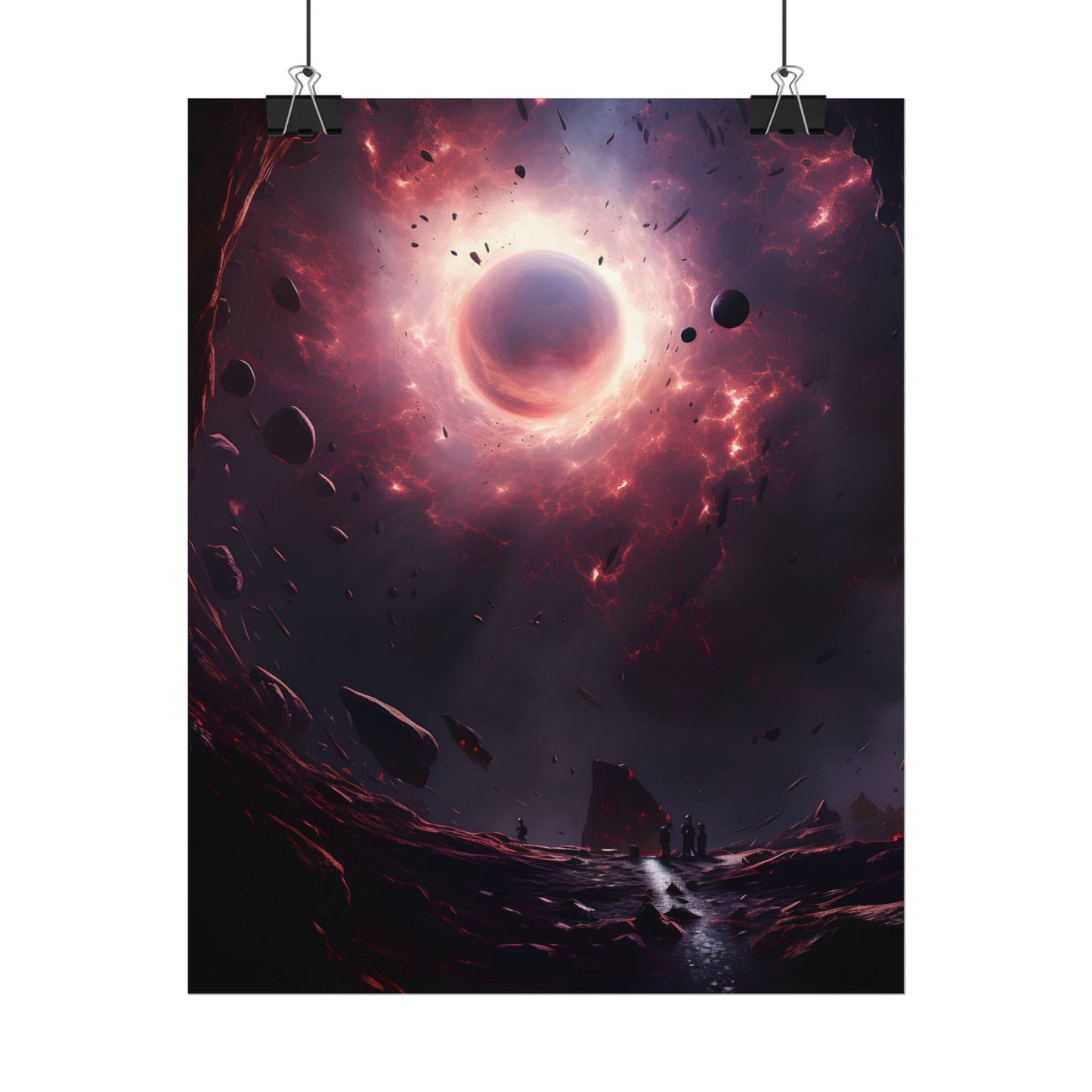Cosmic Black Hole: Massive Planet in Stellar Orbit - Poster