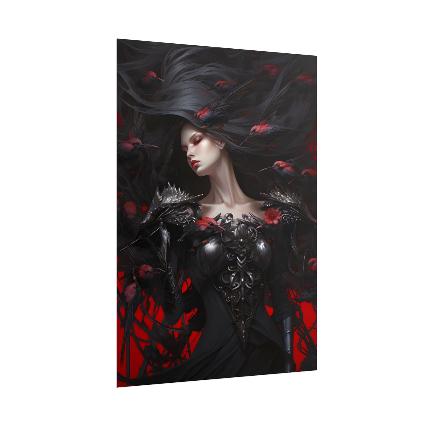 Enigmatic Songbird: Nature's Guardian Art - Poster