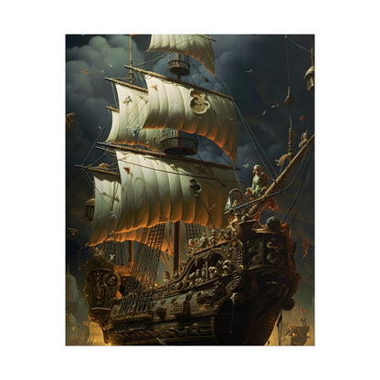 Swashbuckling Time-Traveling Pirate Crew: Artwork - Poster