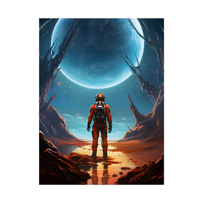 Futuristic Wilderness Explorer - Poster