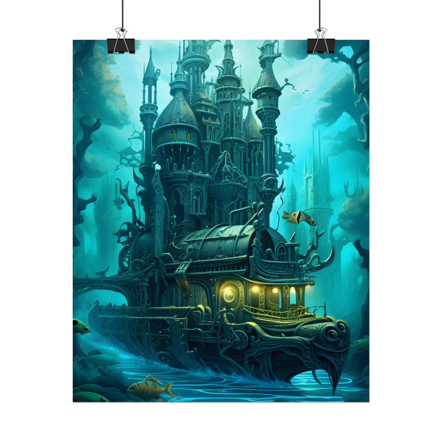 Tidal Quest: Steampunk Depths - Poster