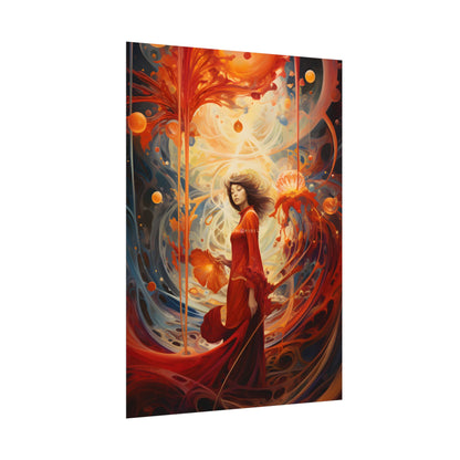 Stellar Gallery: Cosmic Abstract Art Collection - Poster