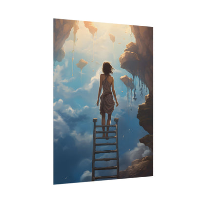 Casual Moment: Person Outdoor Portrait - Poster
