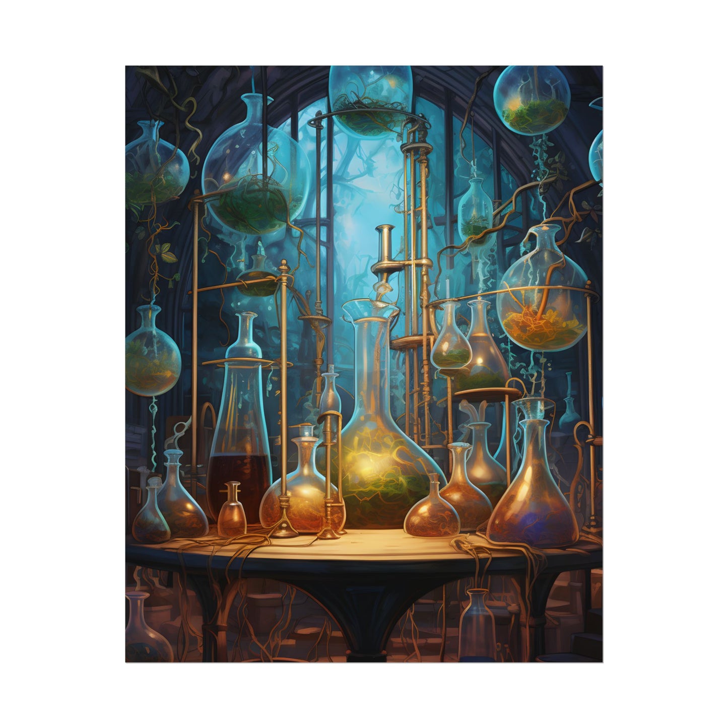 Lab Technician's Focus: Biotechnology Science in Action - Poster