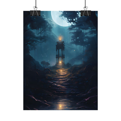 Close-Up Metallic Product: Smooth Cylindrical Device - Poster