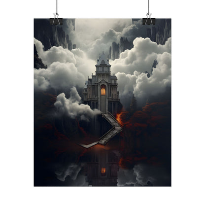 Handheld Message: Personal Artwork in a Small Oval Frame - Poster