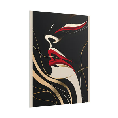 Elegant Art Nouveau Peacock: Timeless Vintage Beauty - Poster