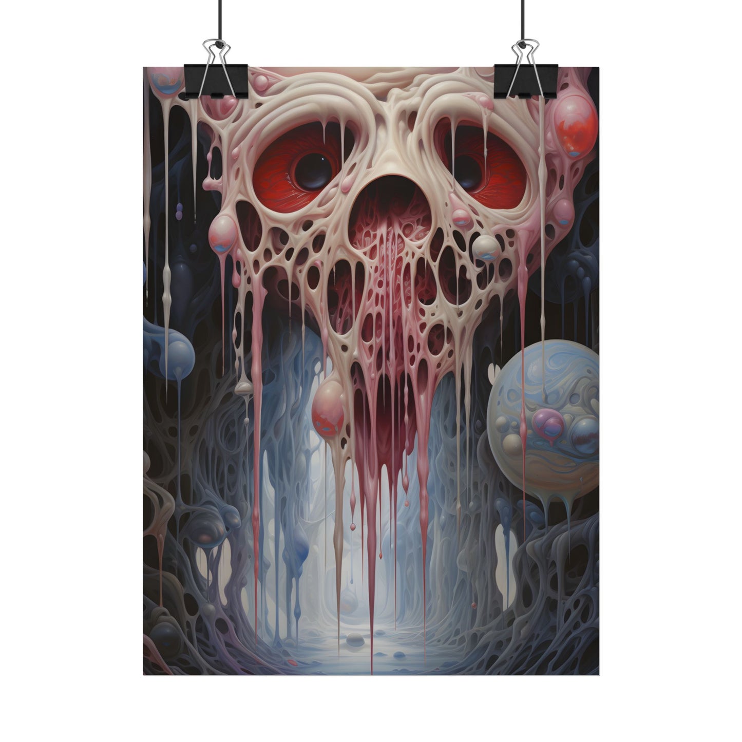 Rifts in Reality: Interdimensional Portals - Digital Fantasy Art - Poster