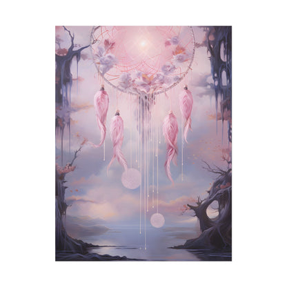 Ethereal Dreamcatcher Realm: Surreal Dreamscape Art - Poster