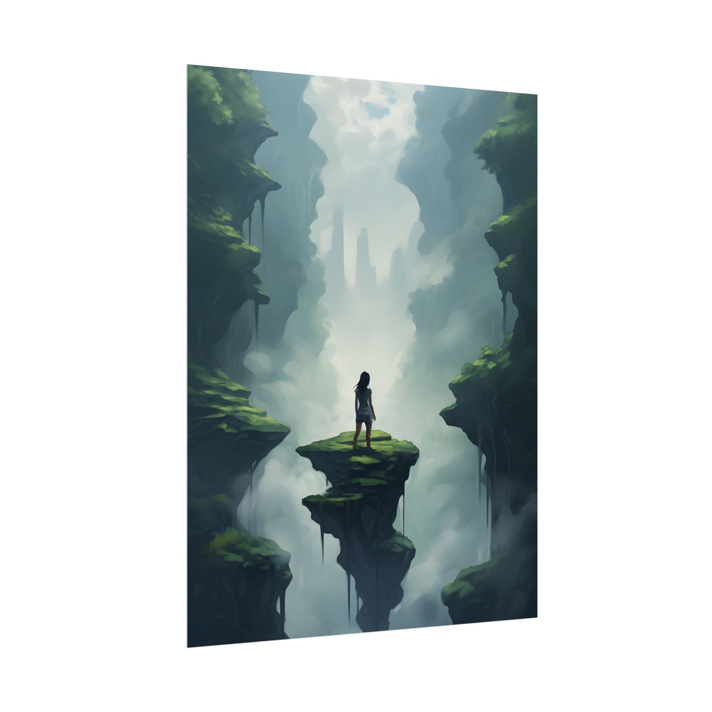 In Conversation: Indoor Portrait Artwork - Poster