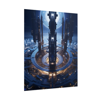 Massive Space Station: A Complex Oasis in Outer Space - Poster