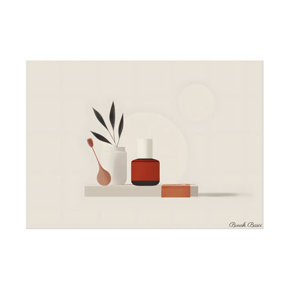 Minimalist Electronic Device: Bold Modern Art Illustration - Poster